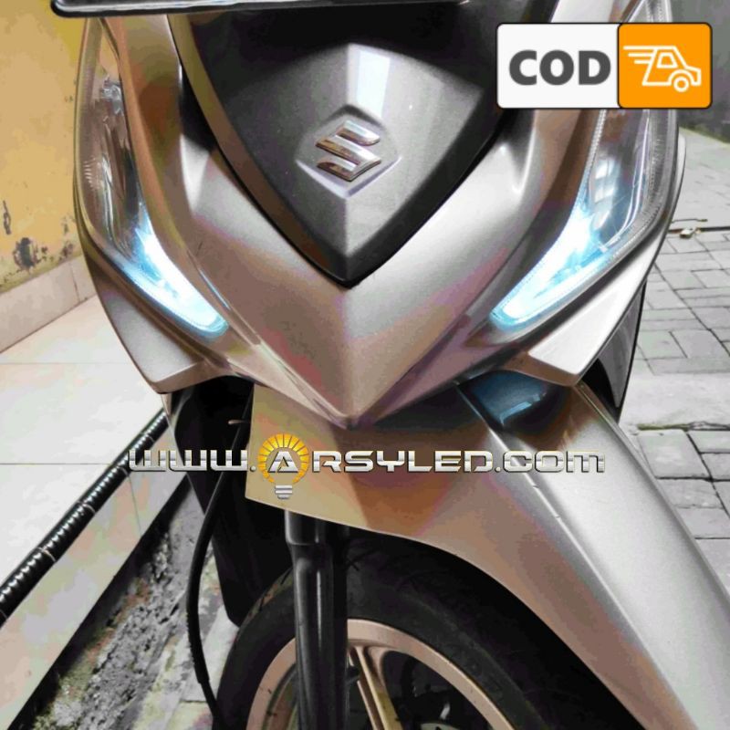 Lampu Led senja Motor Mobil T10 7014 11 titik Sein Mundur Super Terang Beat Vario Mio Garansi-8