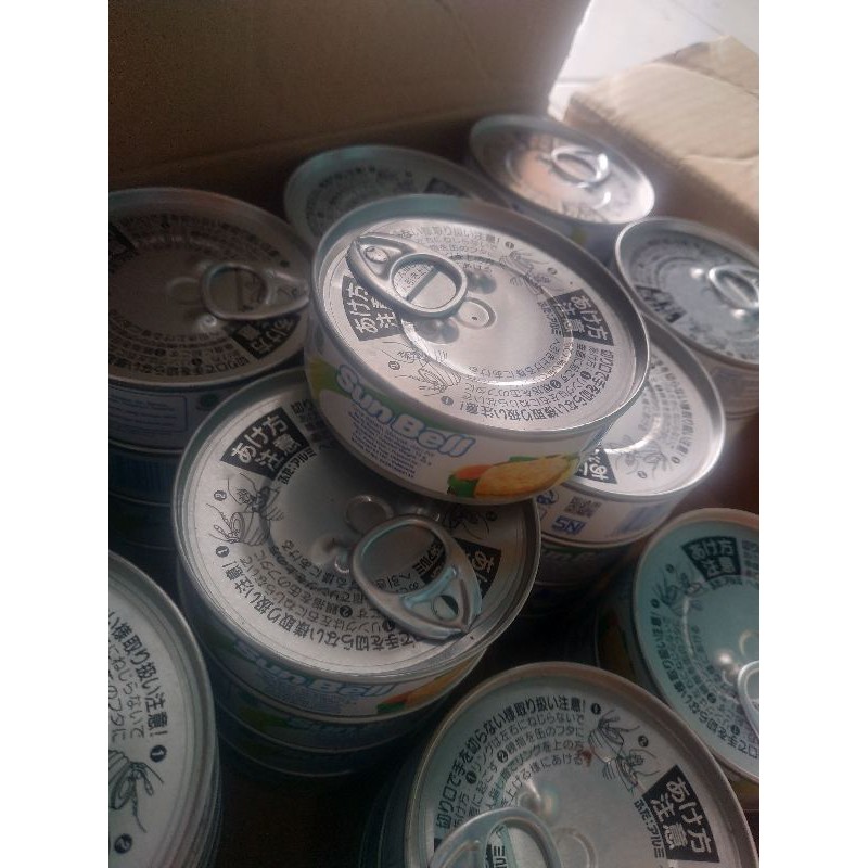 

sun bell katsuo/tuna dalam kaleng