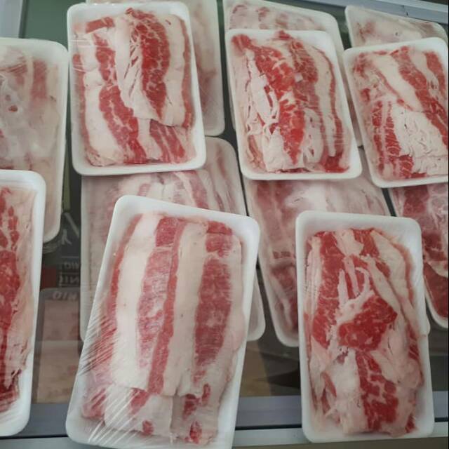 Daging slice US Beef 500gr plus bumbu Marinade/Daging ...