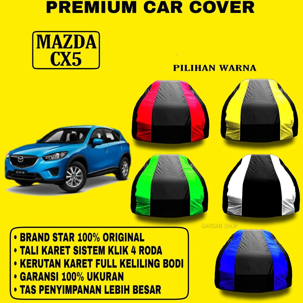 Body Cover MAZDA CX5 Garis 2 WARNA Penutup Pelindung Bodi Mobil Mazda Cx5 PREMIUM