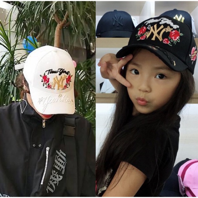 NY yankees flower cap