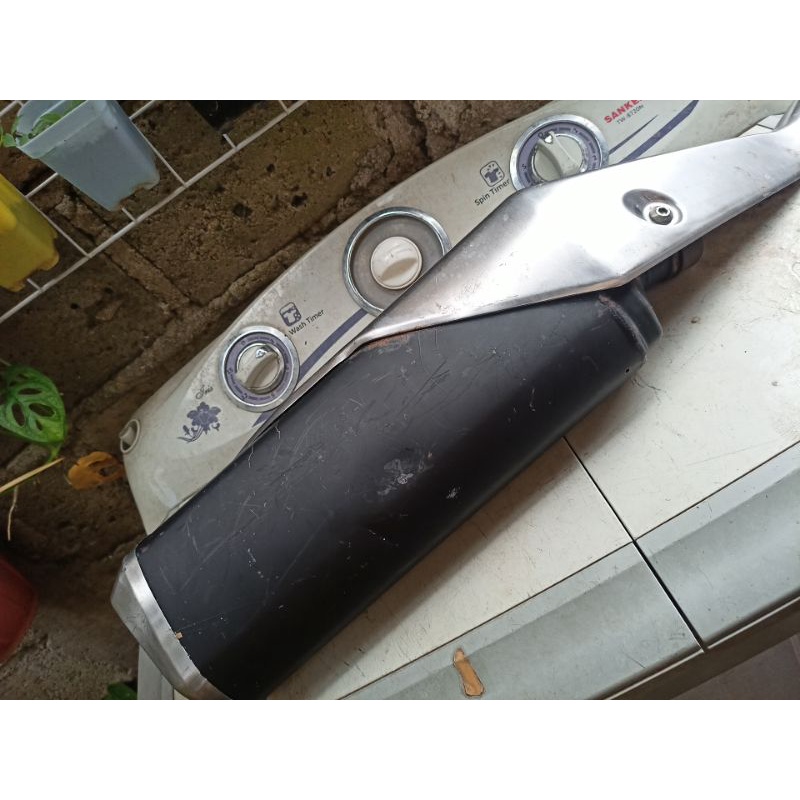 Slencer ninja 250 fi ninja 250fi injeksi silencer knalpot original ori copotan standar kelengkapan s