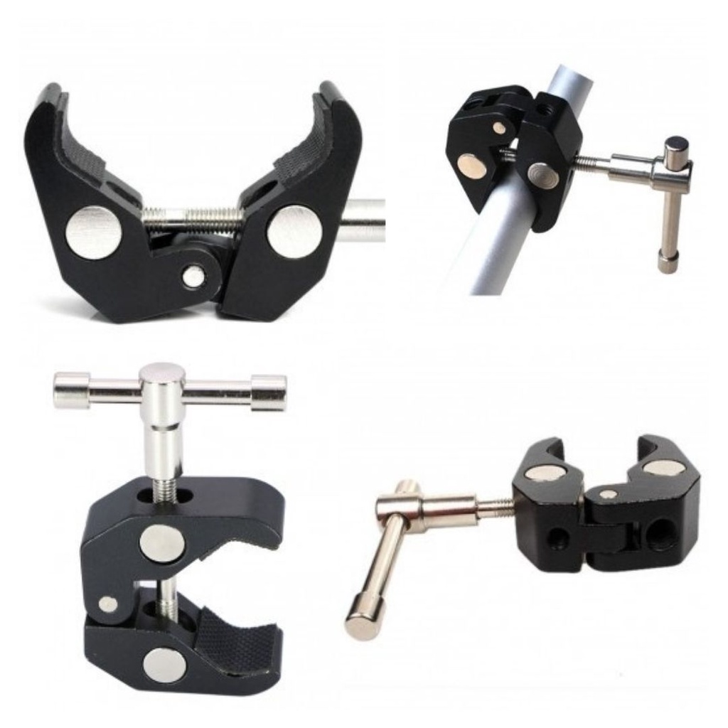 Konektor Klem Kamera Magic Super Clamp For DSLR Jaw Konektor Serbaguna 111132