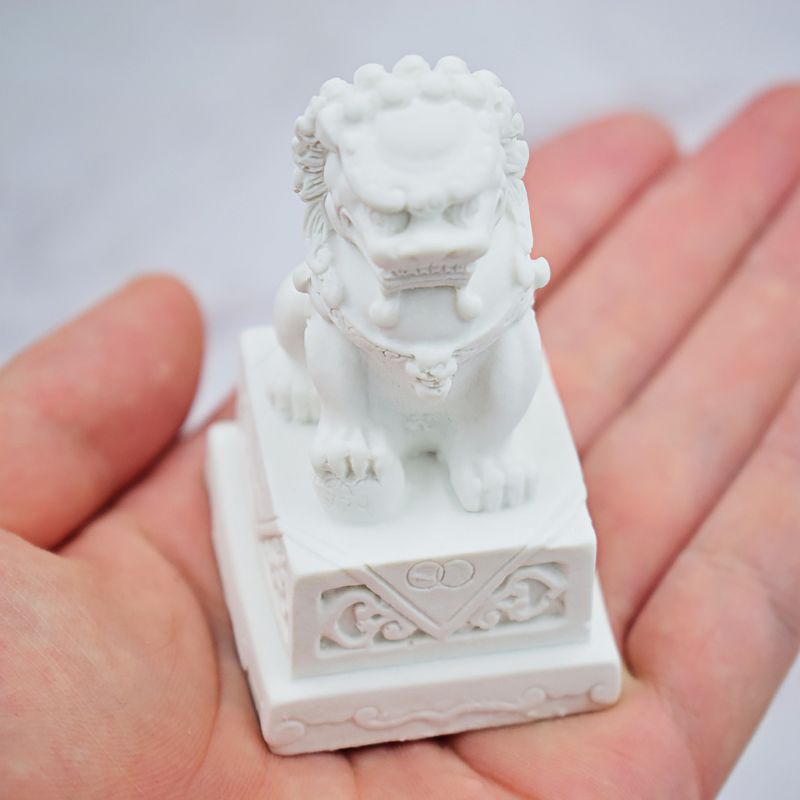 SIY  Stone Lion Sentinel Animal Statue Resin Mold Wax Soap  Polymer Clay Fondant Silicone Molds Art Craft Jewelry Making Tool