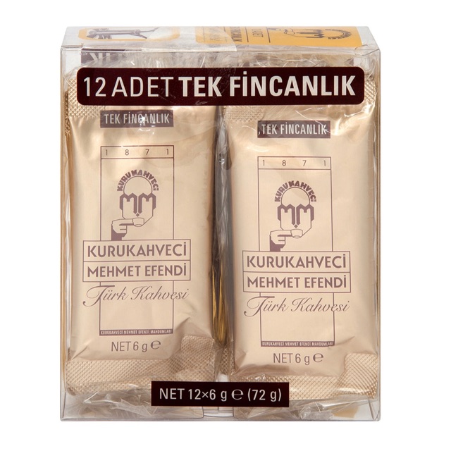 

Kopi Turki Kurukahveci Mehmet Efendi 6 gr