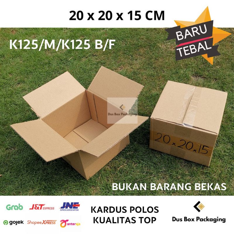 Jual Kardus box karton 20X20X15 cm kotak packing | Shopee Indonesia