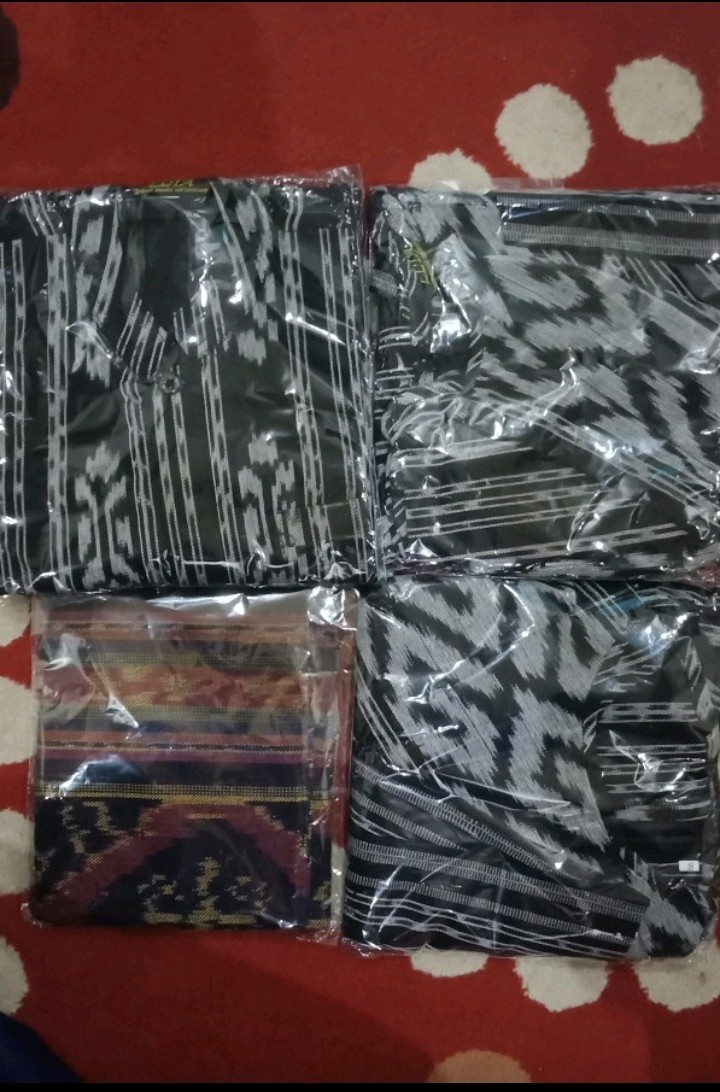 Batikku.id Terlaris Serut Genes Jelita Tunic Navbor Yelbor Whitbor Creambor Tunik Batik