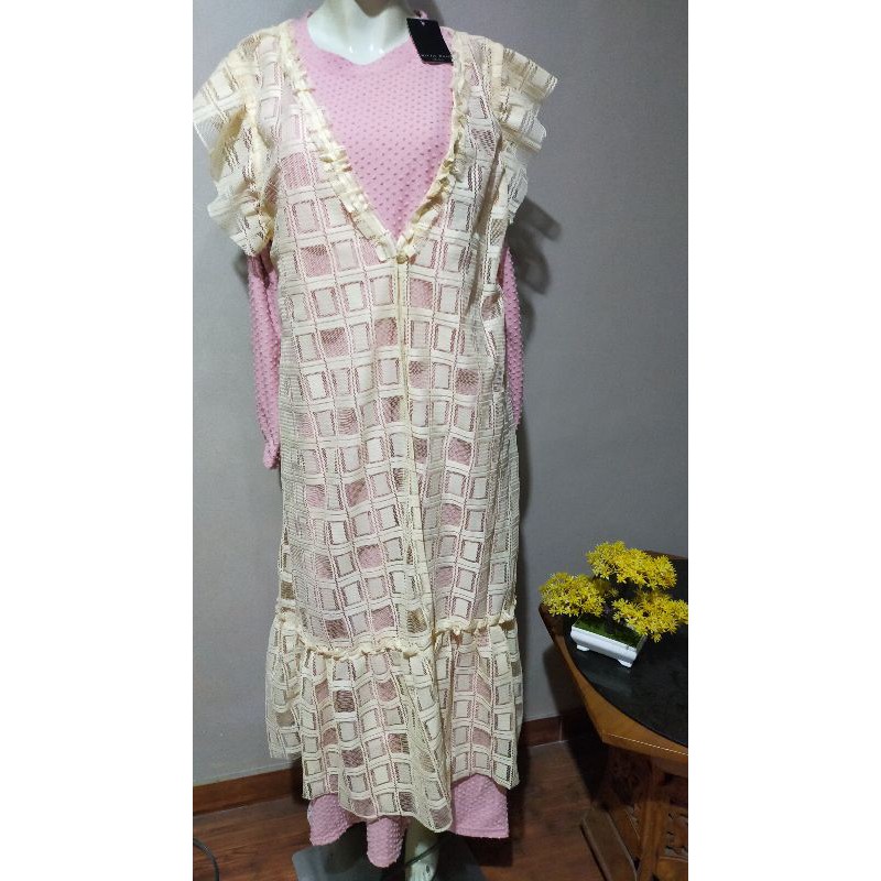 GAMIS MEJIWANG PINK OUTER CREAM