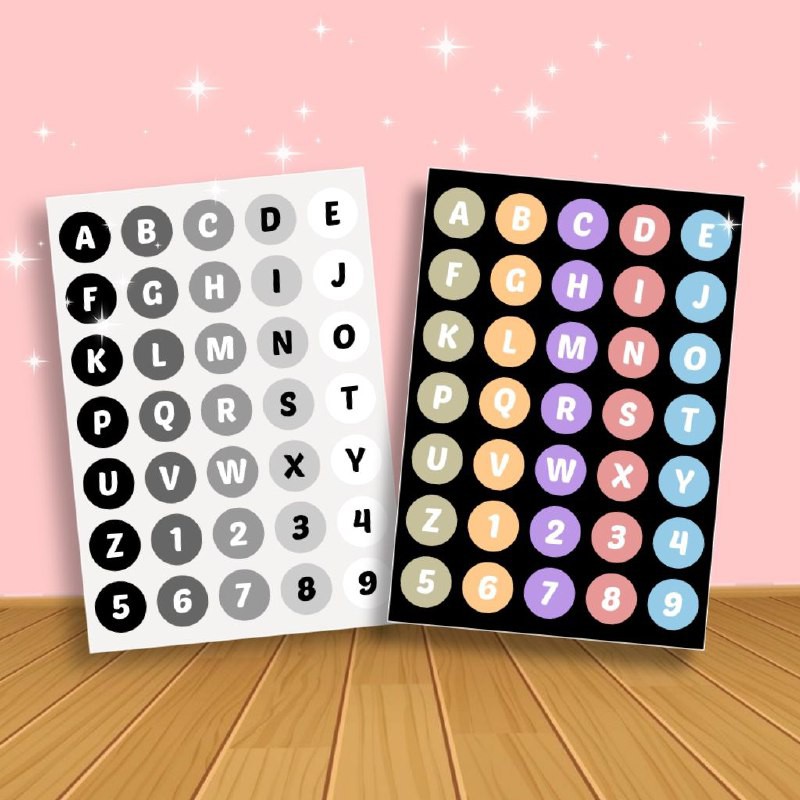 

STIKER ALPHABET DECO TUMBRL/STICKER AESTHETIC TUMBLR BY OKASHI STORE
