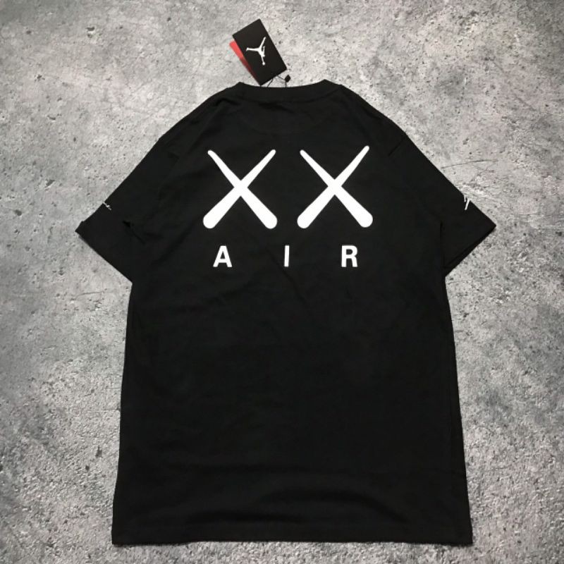 KAOS T-SHIRT JORDAN X KAWS FULLTAG &amp; LEBEL PREMIUM