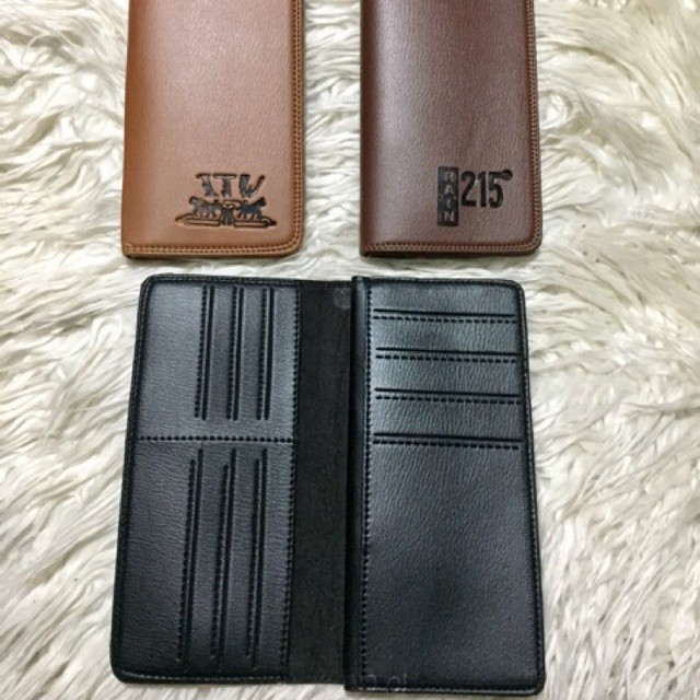 Dompet lipat pria ukuran panjang 18cm bahan kulit sintetis lokal colombo tebal dan lembut #dompet #dompetpria #dompetpanjang #dompetcowok #dompetfyp