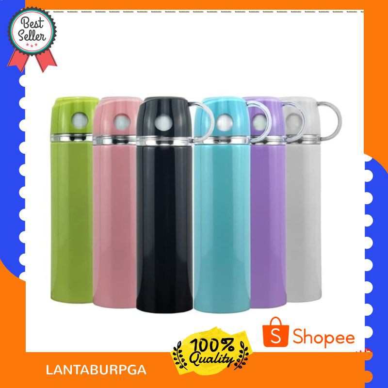 Murah Termos Murah Air Panas Dingin Food Grade Gelas Tutup Cangkir 500ML - Tempat Minum Murah
