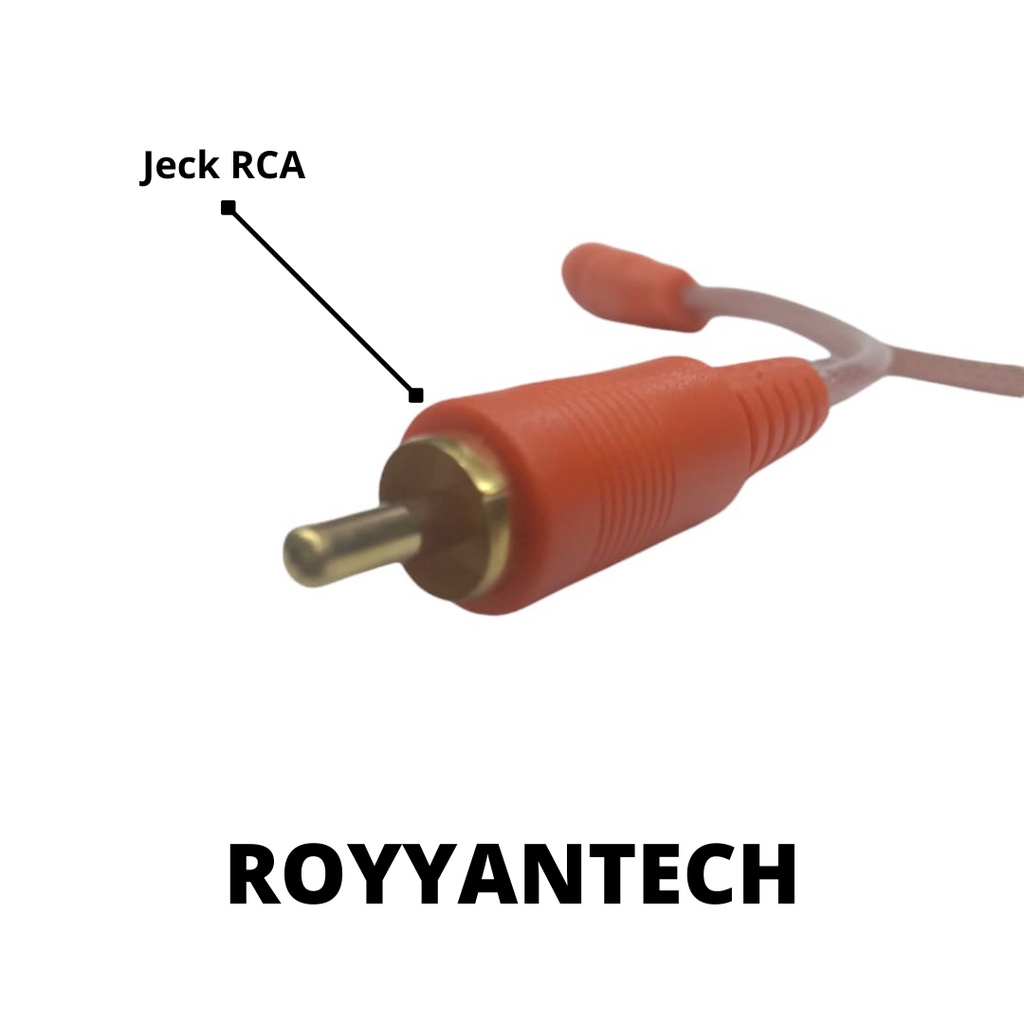 KABEL RCA CABANG KABEL JEMPER 1 IN TO 2 OUT KABEL Y RCA