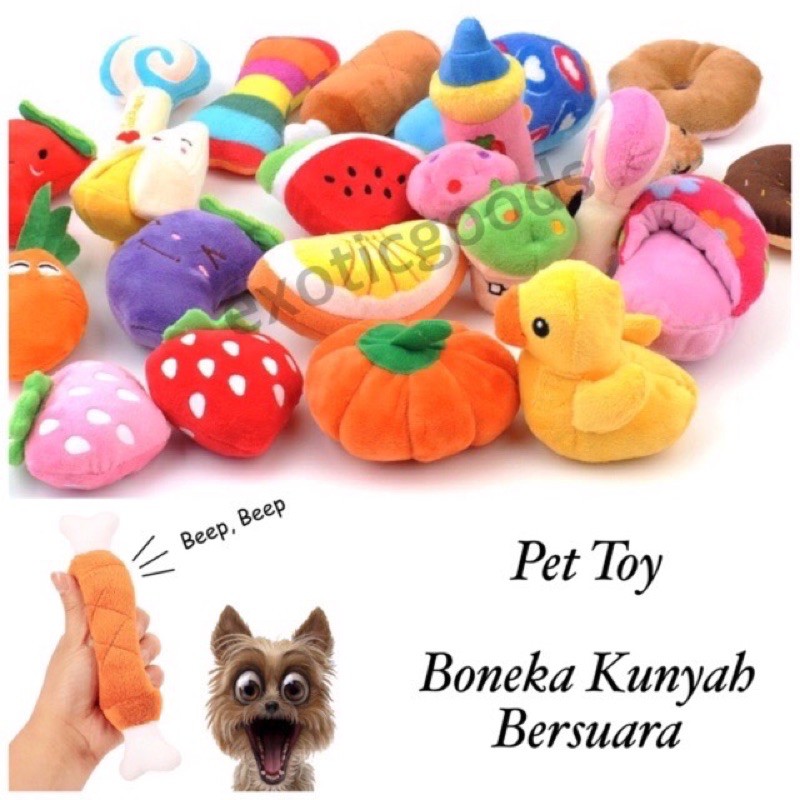 MAINAN SQUISHY ANJING MAINAN GIGITAN ANJING MAINAN BONEKA ANJING MAINAN ANJING BERSUARA SQUISHY