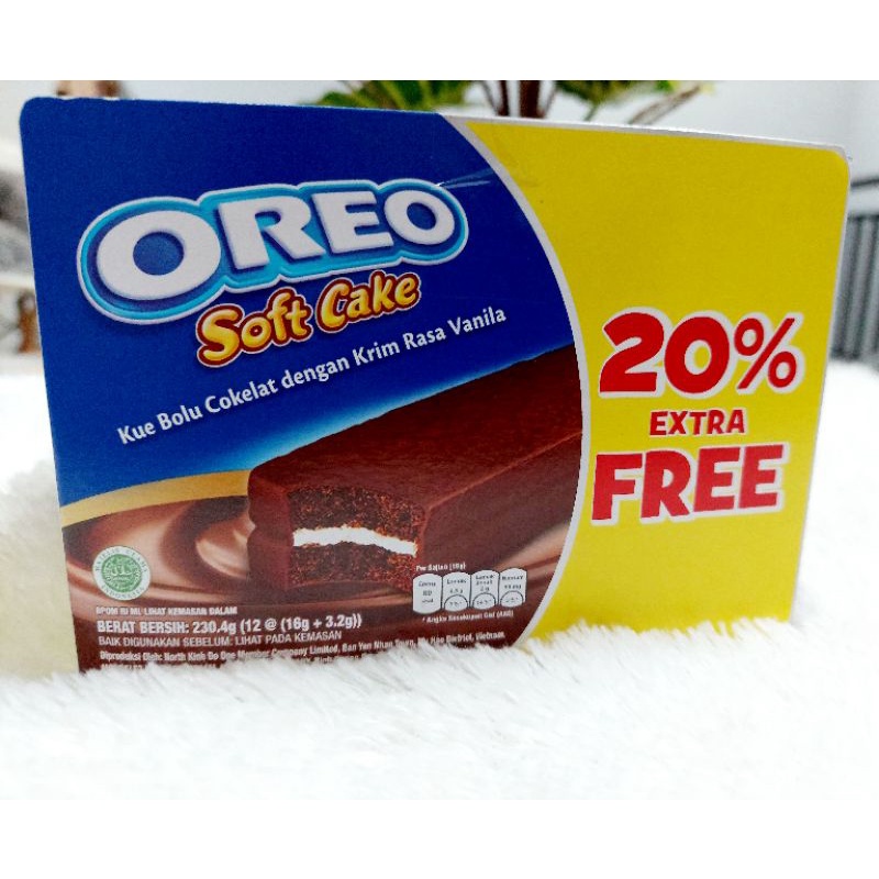 Oreo Soft Cake ( 16gr + 3.2 gr ) x 12 pack