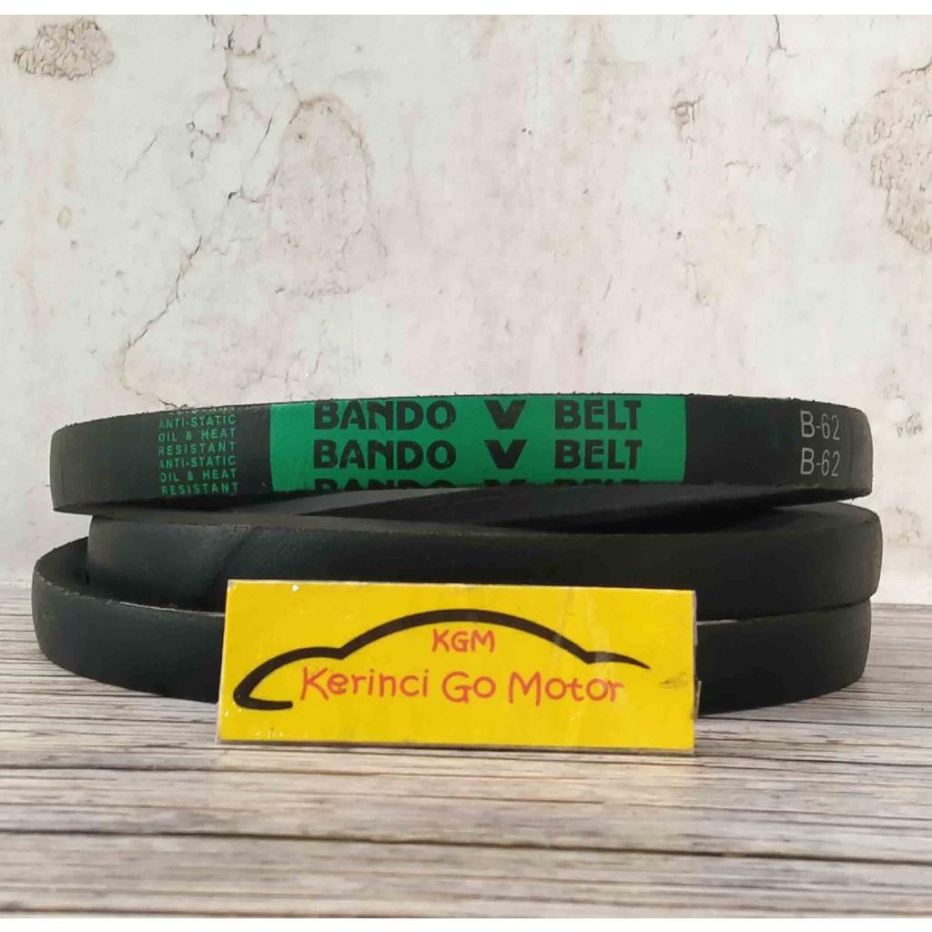 BANDO VAN BELT B-62 V BELT TALI KIPAS B62 FAN BELT VANBELT POLOS B-62