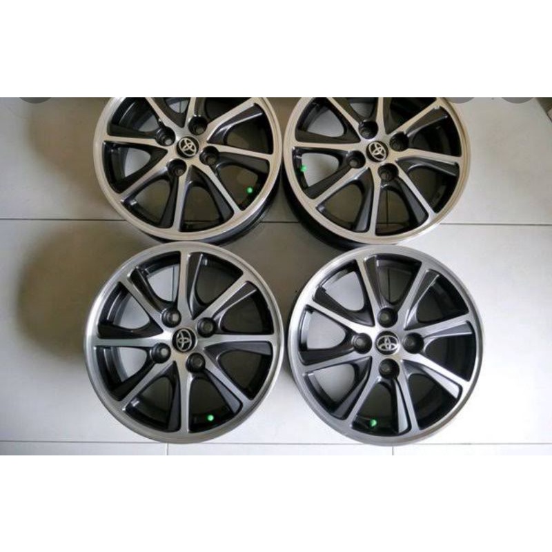 4 velg R14 pcd 100 Original Toyota calya agya ayla sirion vios jazz yaris karimun clasy civic city brio mobilio altis