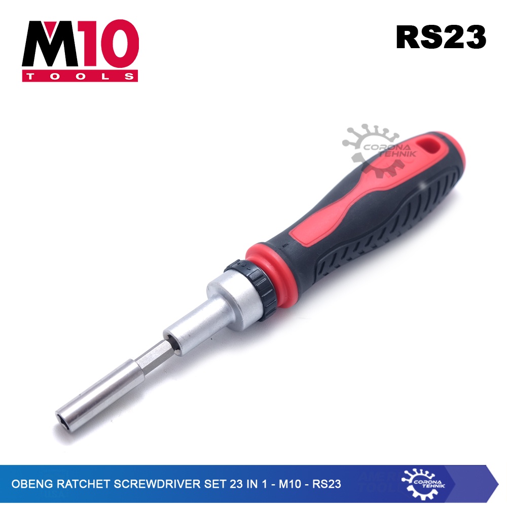 M10 - RS23 -Obeng Ratchet Screwdriver Set 23 in 1