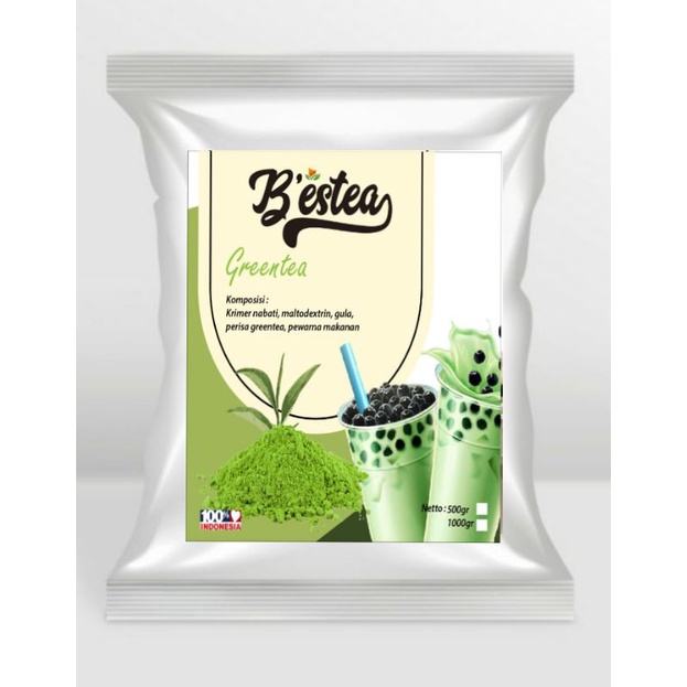 

Bubuk Minuman Green tea 1kg Bestea Powder Drink