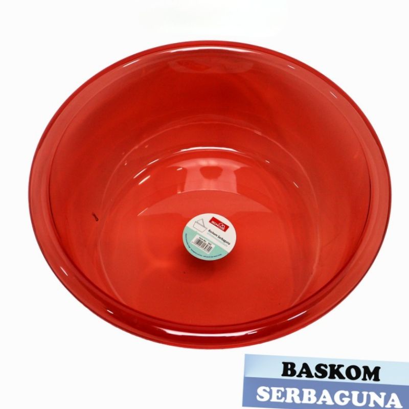 baskom warna bening transparan akrilk redhouse / baskom /waskom / basin tranparan