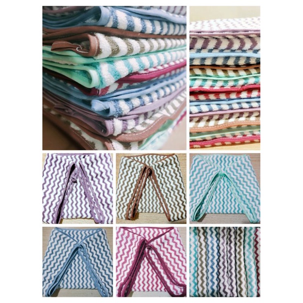 Handuk Mandi Anak &amp; Dewasa Towel JOY LIFE 50x100cm dan 70x140cm motif ZIGZAG