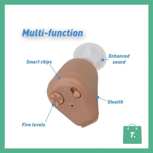 Alat Bantu Dengar Pendengaran Telinga Tuli Cas Rechargeable Hearing Aid