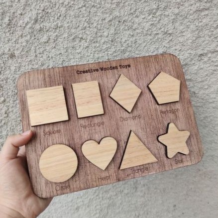 Shapes Puzzle, Shapes wooden puzzle, Wooden Puzzle