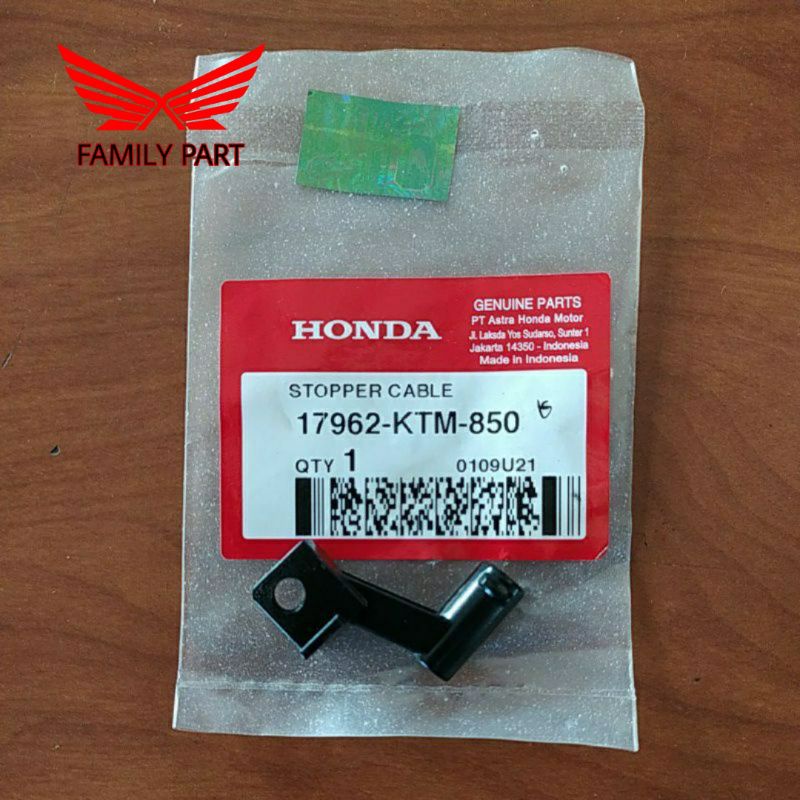 Stopper Cable Dudukan Tarikan Kabel Cuk Kharisma Supra 125 Supra Vit New 17962-KTM-850 17962KTM850