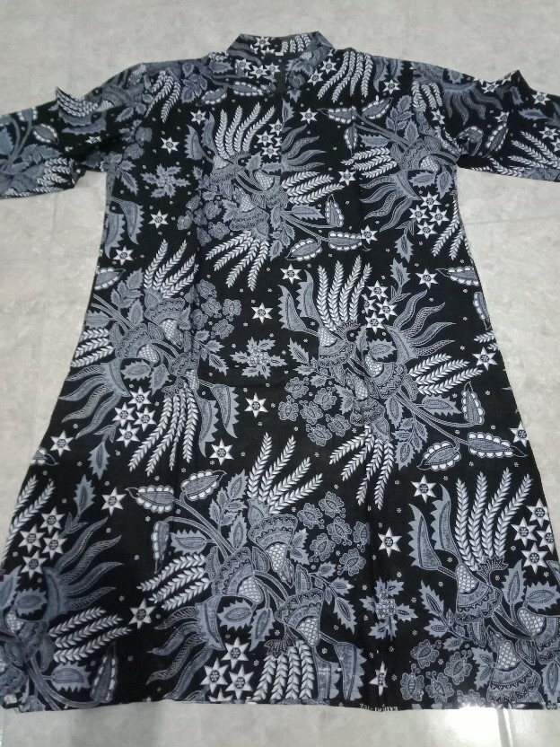 Batik Couple Keluarga Sania Ruffle Ori Ndoro Jowi Dnt Motif Kupu