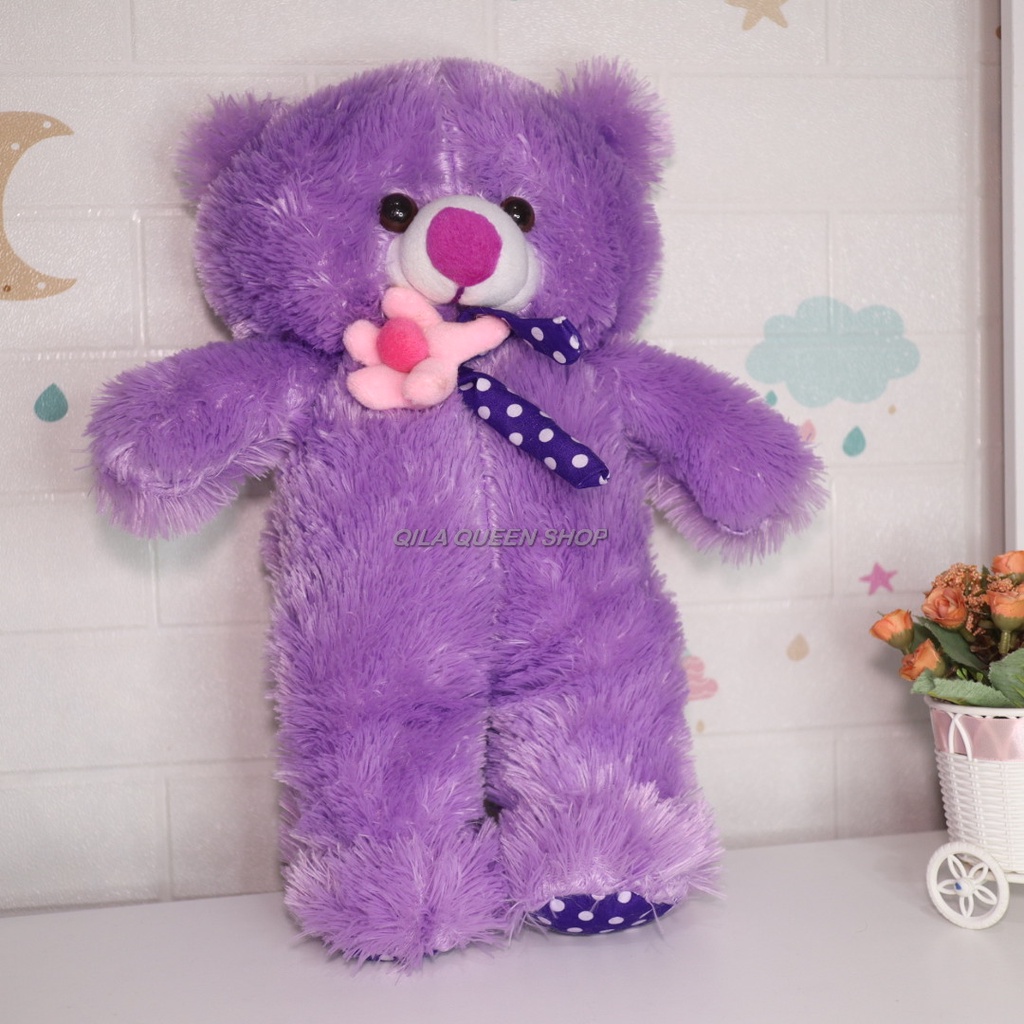 BONEKA TEDDY BEAR M  syal bunga TERLARIS BISA COD