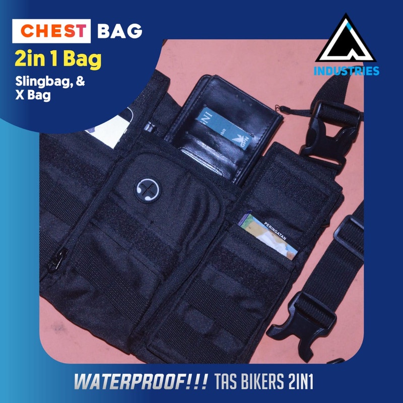 Tas Dada Selempang Tas Sepeda Pria Waist Bag Terbaik Tas Rompi Modern