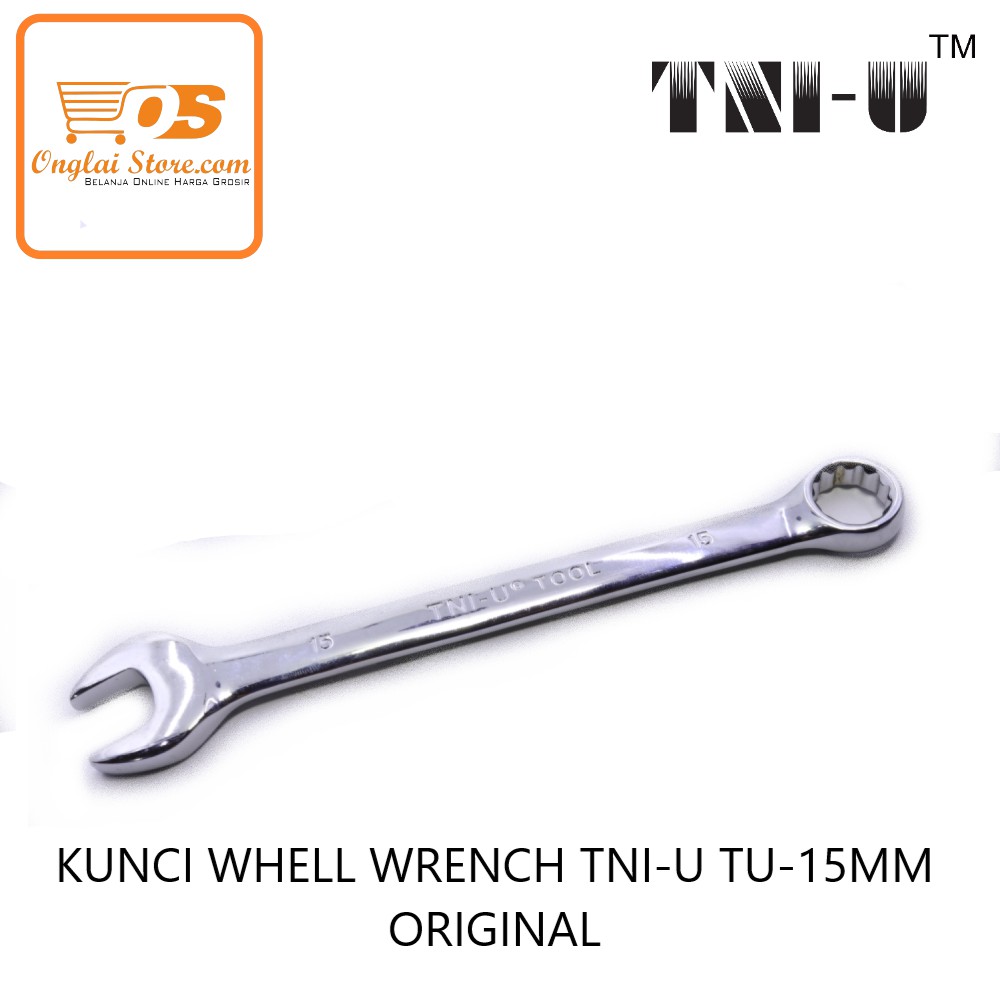 KUNCI WHELL WRENCH TNI-U TU-15MM ORIGINAL 两用扳手  (HARGA SPESIAL)