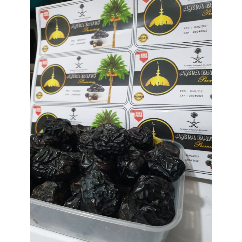 KURMA AJWA MADINAH/KURMA NABI ASLI ARAB 500gr(exp2025)