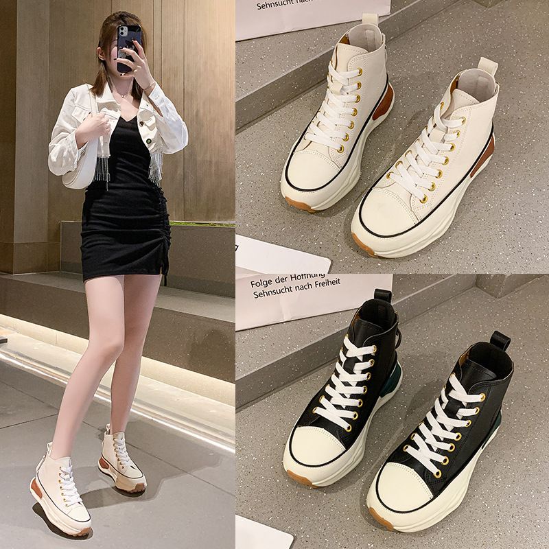 NG012 - Sepatu High Waist Model Korea Fashion Wanita Import