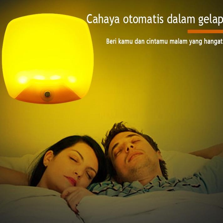 {MKS.20Au22r} LED Lampu Malam Kecil Kamar Tidur Kamar Bayi Pelindung Mata Lampu Samping Tempat Tidur