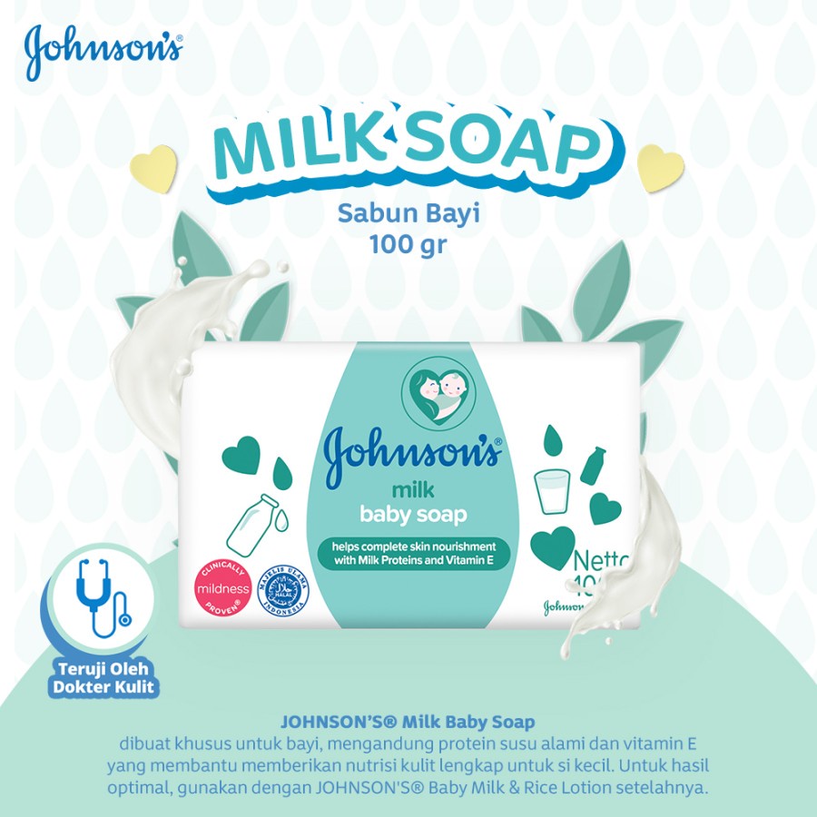 JOHNSON'S | Baby Soap | Sabun Bayi 100gr