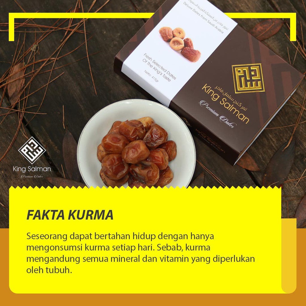 

NEW, KURMA SUKARI 1KG BASAH KING SALMAN OFFICIAL