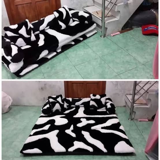 Karpet Karakter Bulu Halus Tebal Busa 10 cm