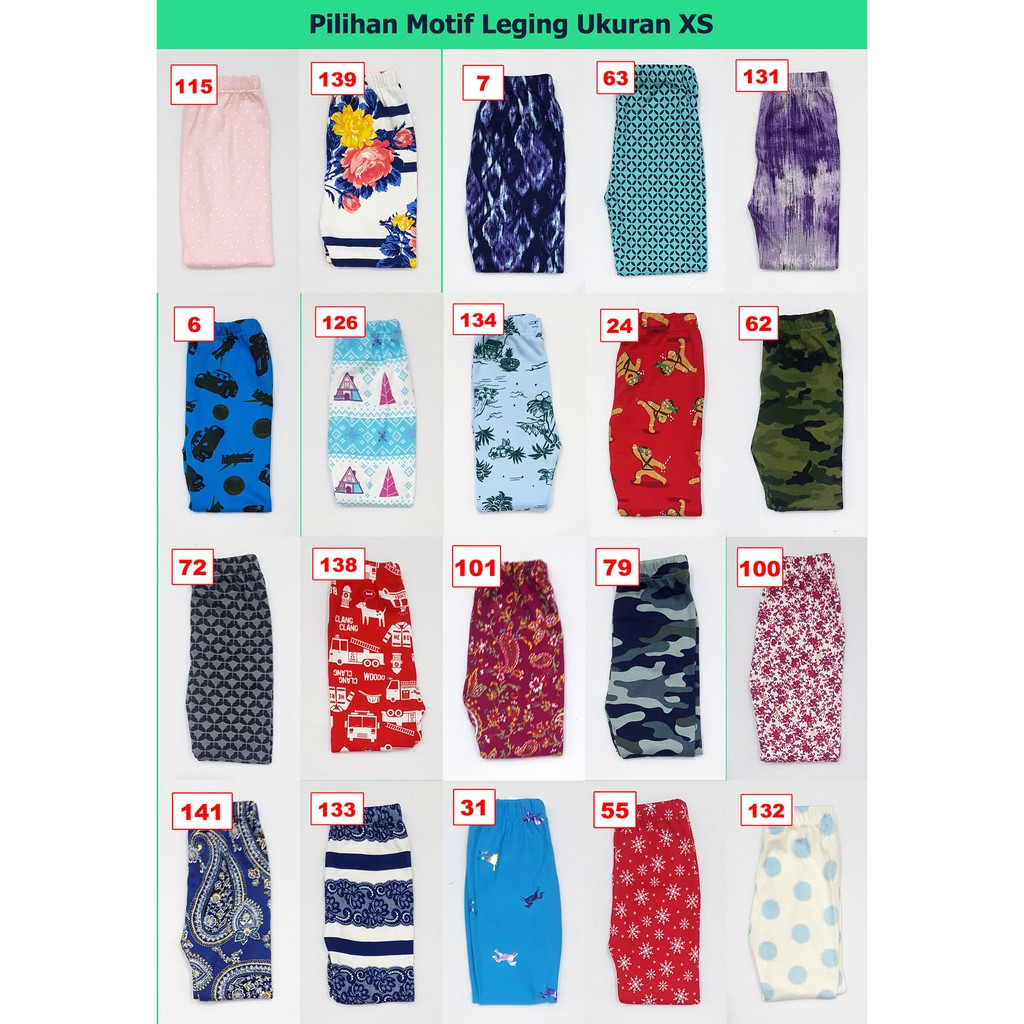 Legging Bayi XS Katun Spandek Cotton Rib Baby Terry Legging Bayi XS Katun Spandek Cotton Rib Baby Terry