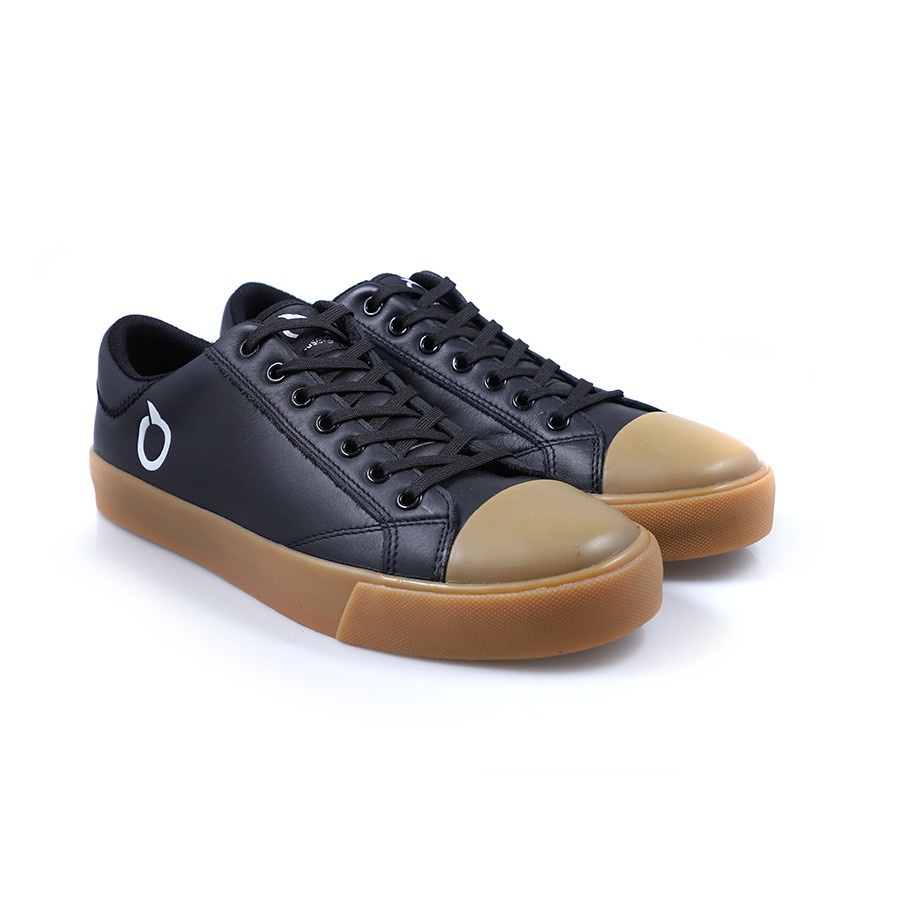 SEPATU SNEAKERS/CASUAL ORTUSEIGHT STOCKHOLM- BLACK GUM (100% ORIGINAL )
