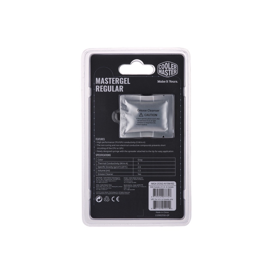 Cooler Master Thermal Paste - MasterGel Regular