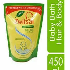 Zwitsal Natural Baby Bath 2 In 1 2in1 Hair &amp; Body 450ml