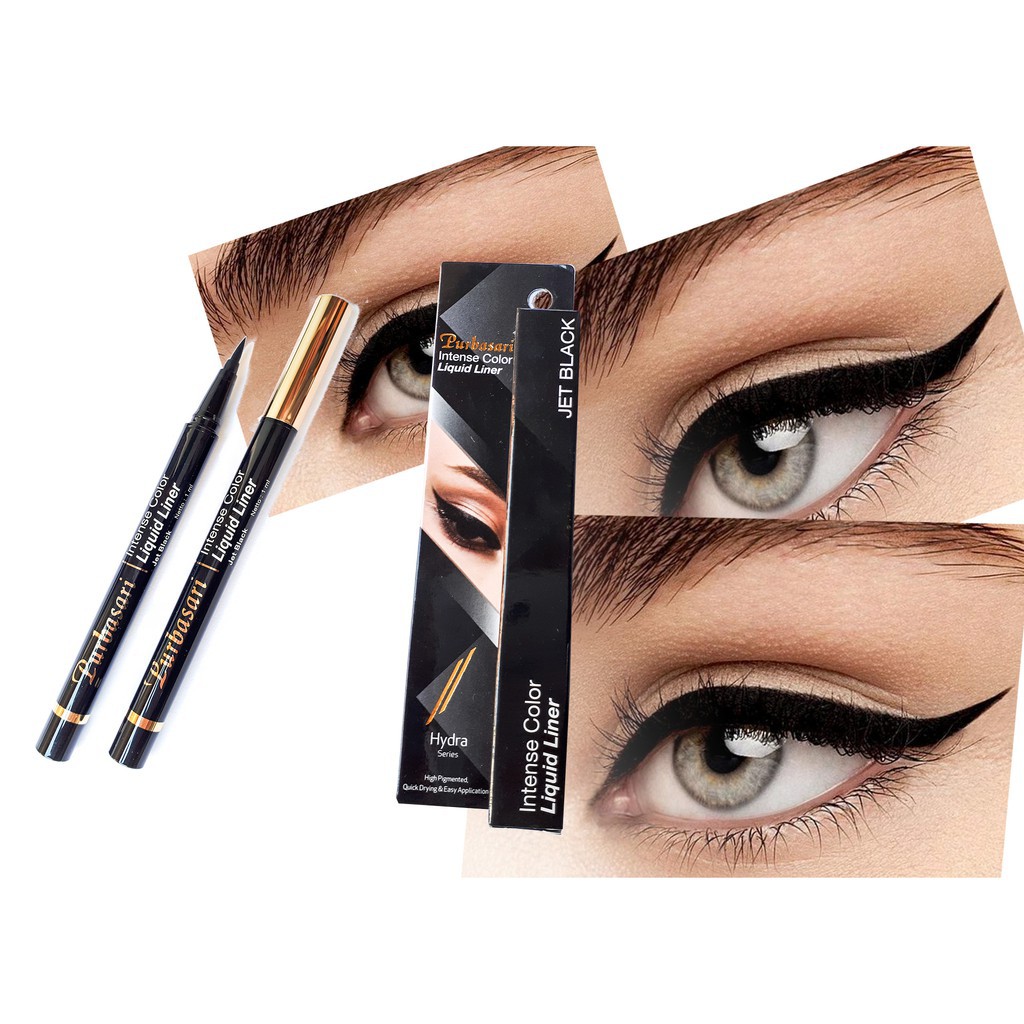 Purbasari Intense Color Liquid Liner Jet Black