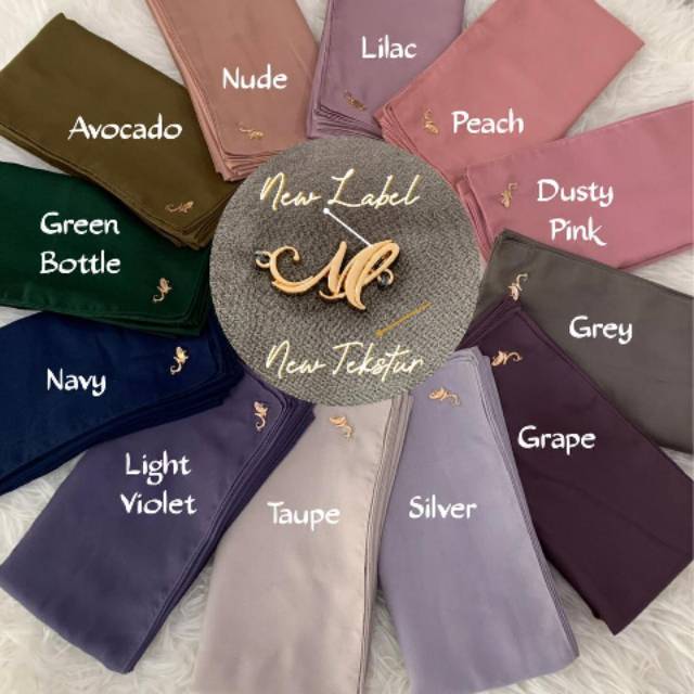 MYLADY HIJAB VOAL PLAIN ULTRAFINE FLEX