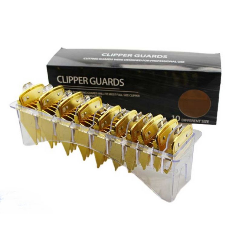 Sepatu set clipper guard clipper gold  10 pcs uk 0,5 - 8 wahl / kemei / wmark sepatu sisir