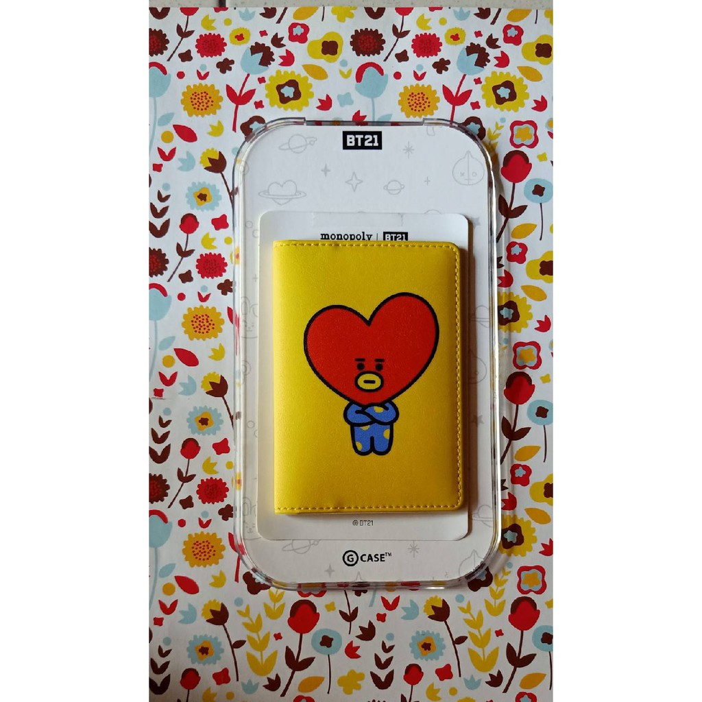 OFFICIAL BT21 X MONOPOLY CARD CASE CARD WALLET TATA