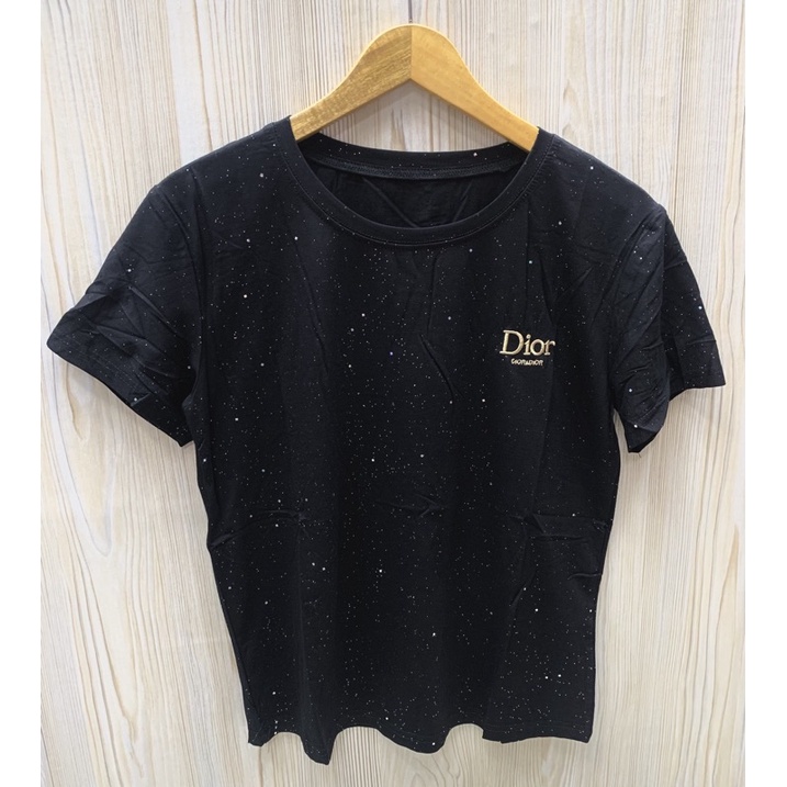 KAOS DIOR GLITTER/ATASAN WANITA IMPORT