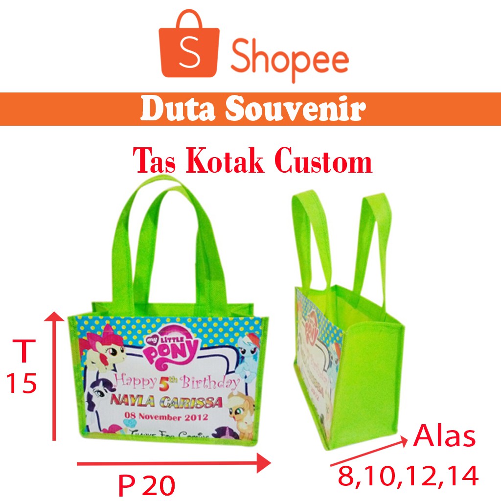 

Duta Souvenir Tas Jinjing Kotak Mini Custom