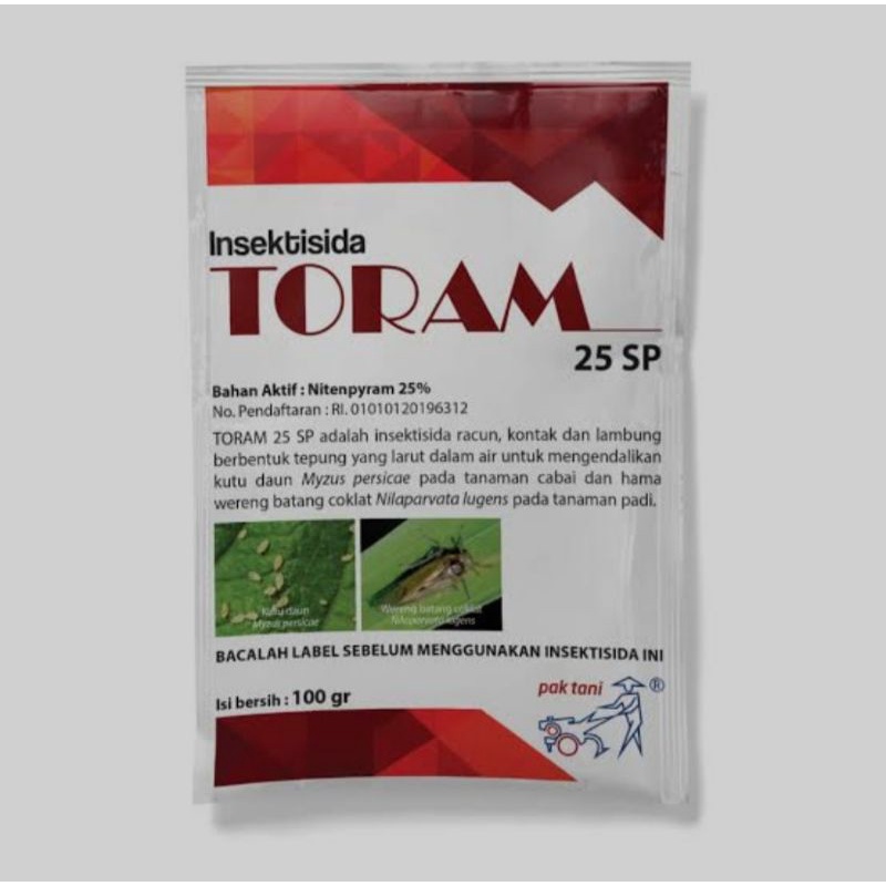TORAM NITENPYRAM 25WP obat wereng thrips kutukutuan