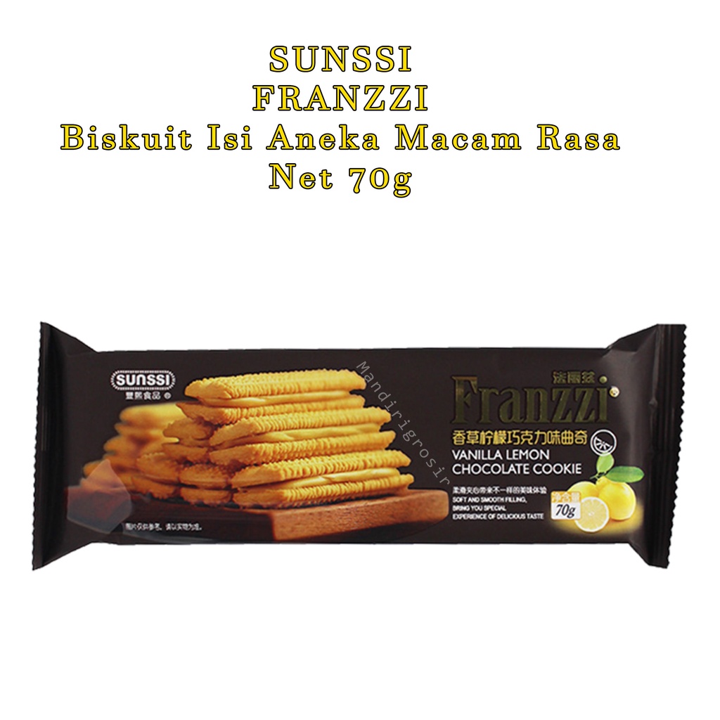 Biskuit Franzzi *Franzzi * Biskuit Isi  Aneka Macam Rasa*Biskuit *70g